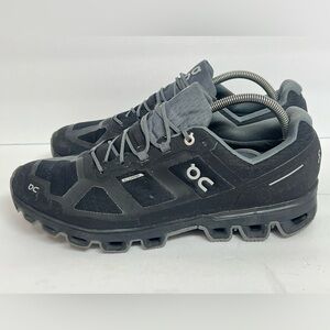 On Running Cloudventure Waterproof Shoes Men’s Size 11 US Black Trail Running